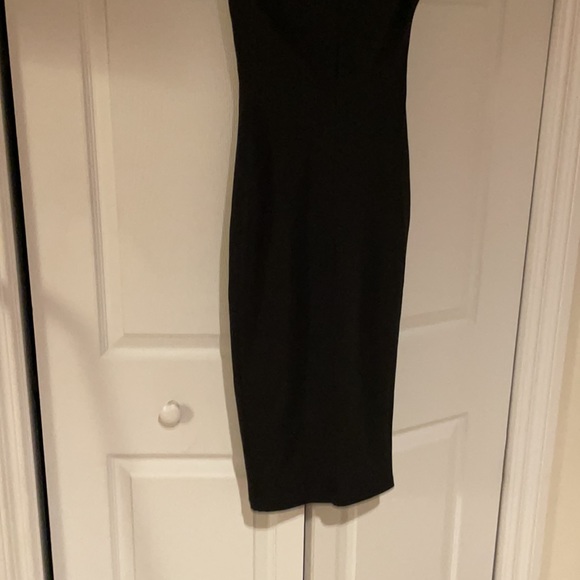 Nookie Manhattan Cutout Chest High Neck Bodycon Midi Dress in Black Small - Picture 6 of 7